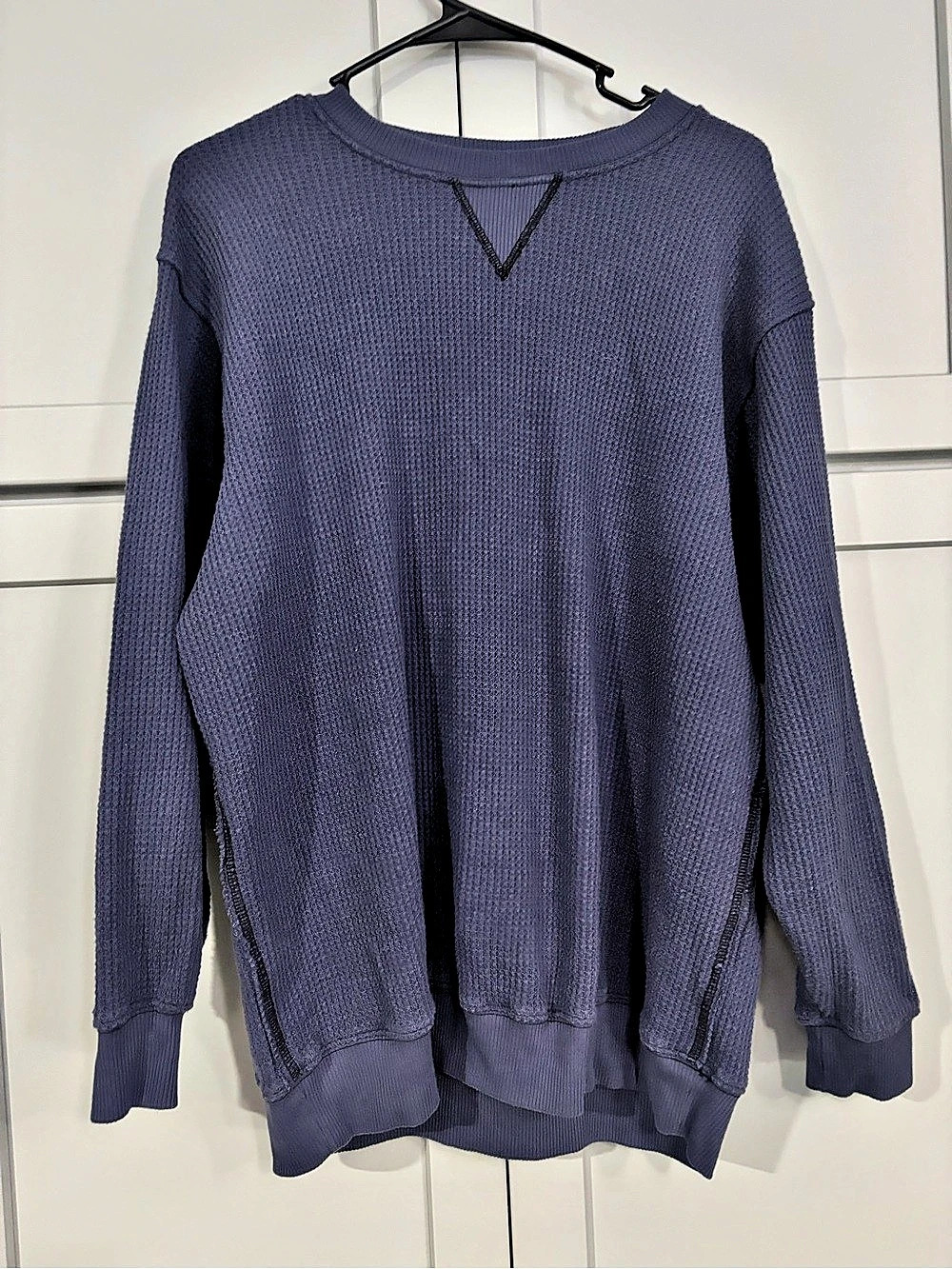 Martie Oversized Waffle Sweatshirt Shit Very Oversized S Will Fit Mult Sizes EU